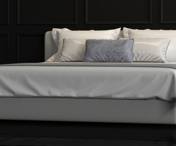 Modern Double Bed-ID:180619962