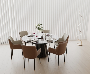 Modern Dining Table And Chairs-ID:834729914