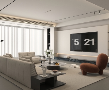 Modern A Living Room-ID:967710018