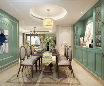 American Style Dining Room-ID:429539928