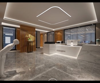 Modern Office Reception Desk-ID:994180923