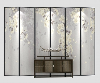 New Chinese Style Metal Screen Partition-ID:575304036