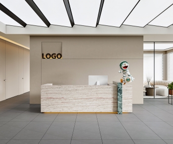 Modern Office Reception Desk-ID:826270103