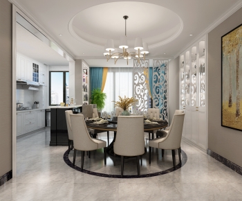 European Style Dining Room-ID:242886077