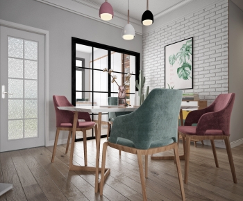 Nordic Style Dining Room-ID:371347908