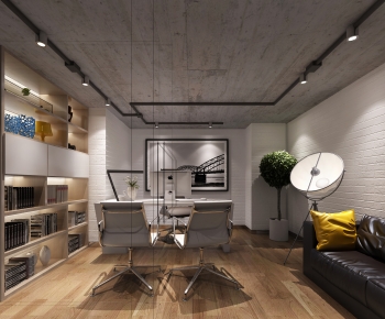 Industrial Style Manager's Office-ID:145387897