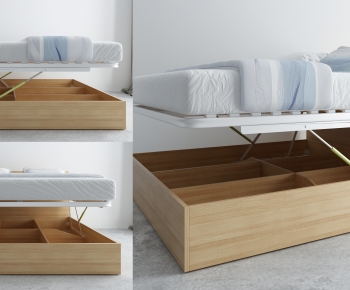 New Chinese Style Double Bed-ID:564213048