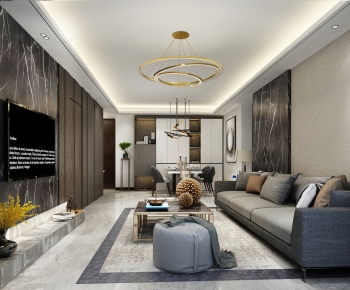 Post Modern Style A Living Room-ID:241015917