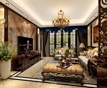 European Style A Living Room-ID:801037078