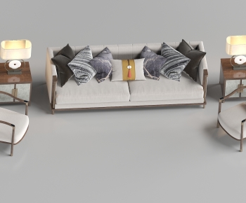 New Chinese Style Sofa Combination-ID:224200966