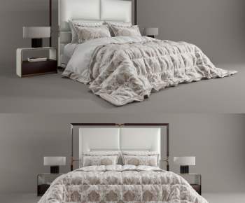 Modern Double Bed-ID:825795892