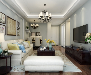 American Style A Living Room-ID:677070694