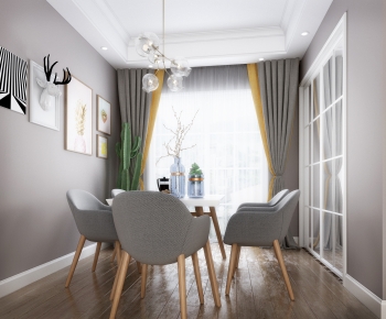 Nordic Style Dining Room-ID:508583077