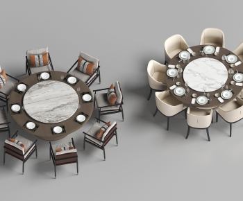 New Chinese Style Dining Table And Chairs-ID:632612945