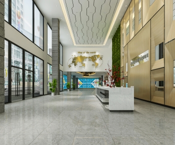 Modern Office Reception Desk-ID:114537004