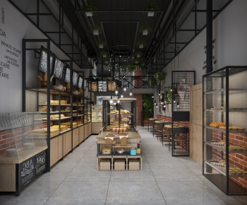 Industrial Style Dessert Shop-ID:975279827