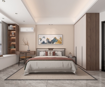 New Chinese Style Bedroom-ID:165524019