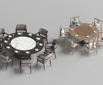 New Chinese Style Dining Table And Chairs-ID:954341896