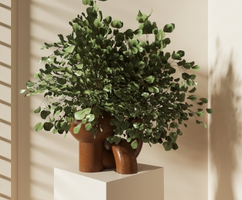 Modern Potted Green Plant-ID:466567049