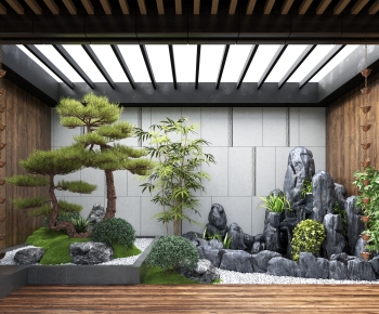 New Chinese Style Courtyard/landscape-ID:483748998