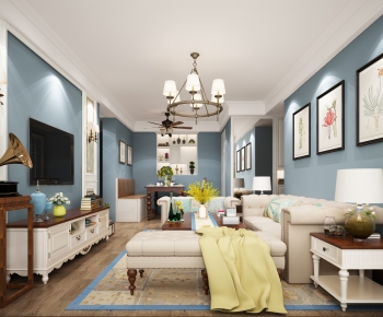 American Style A Living Room-ID:461149939