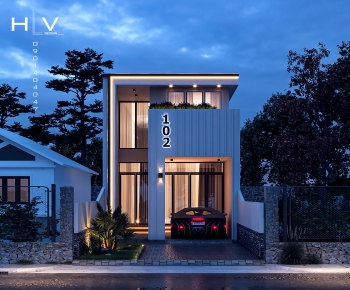 Modern Detached Villa-ID:524945025