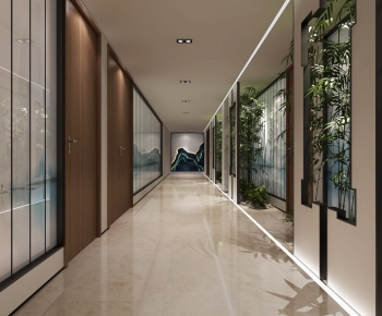 New Chinese Style Office Aisle-ID:174145947