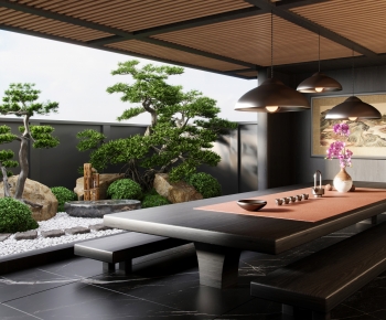 New Chinese Style Courtyard/landscape-ID:252770903