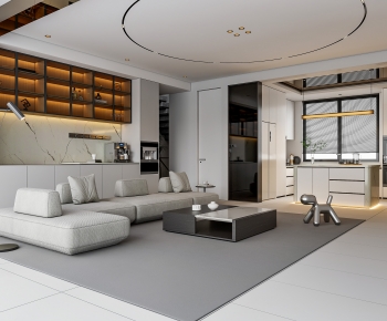 Modern A Living Room-ID:470014101