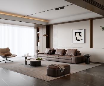 Modern A Living Room-ID:732790953