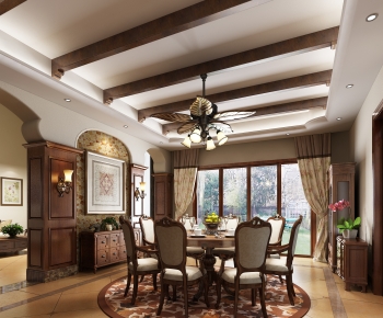 American Style Dining Room-ID:922815085