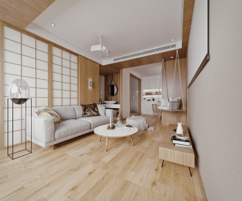 Japanese Style A Living Room-ID:917100935