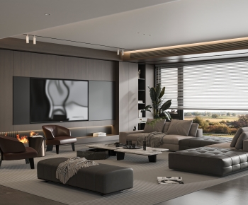 Modern A Living Room-ID:363068103