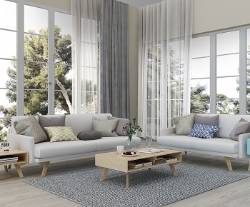 Nordic Style Sofa Combination-ID:726319077