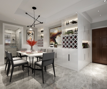 American Style Dining Room-ID:924359089