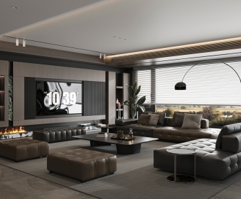 Modern A Living Room-ID:509588005