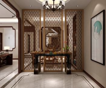 New Chinese Style Hallway-ID:672784096