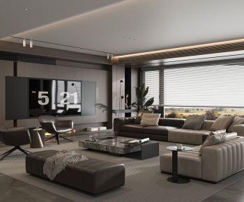 Modern A Living Room-ID:851802111