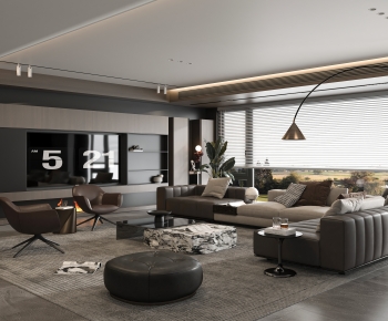 Modern A Living Room-ID:520600086