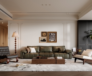 French Style A Living Room-ID:945302967