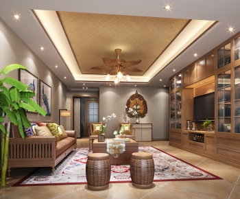 Thai Style A Living Room-ID:821635968