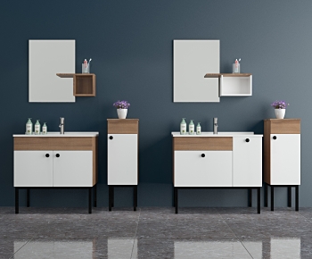 Modern Bathroom Cabinet Rack-ID:882852086