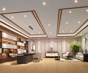 New Chinese Style Manager's Office-ID:466508957