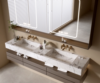 Modern Bathroom Cabinet-ID:164376022