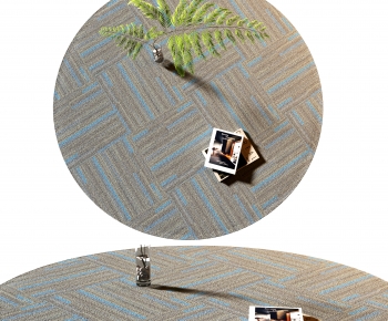 Modern Circular Carpet-ID:245820057