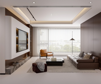 Modern A Living Room-ID:702109379