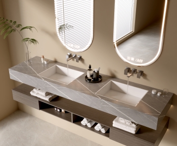 Modern Bathroom Cabinet-ID:416466001