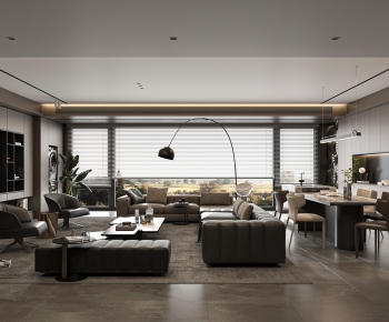 Modern A Living Room-ID:403501031