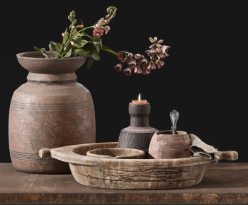 Wabi-sabi Style Clay Pot-ID:648998981