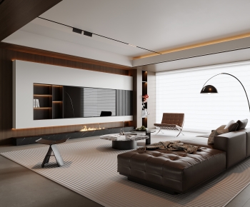 Modern A Living Room-ID:615310797